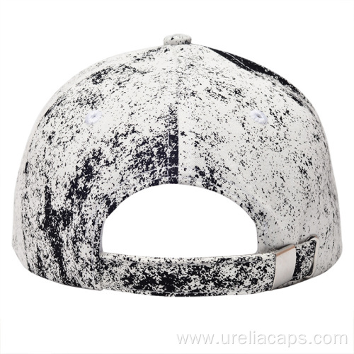 Tie dye fabric sports hat